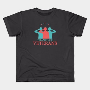 Thank You Veterans Kids T-Shirt